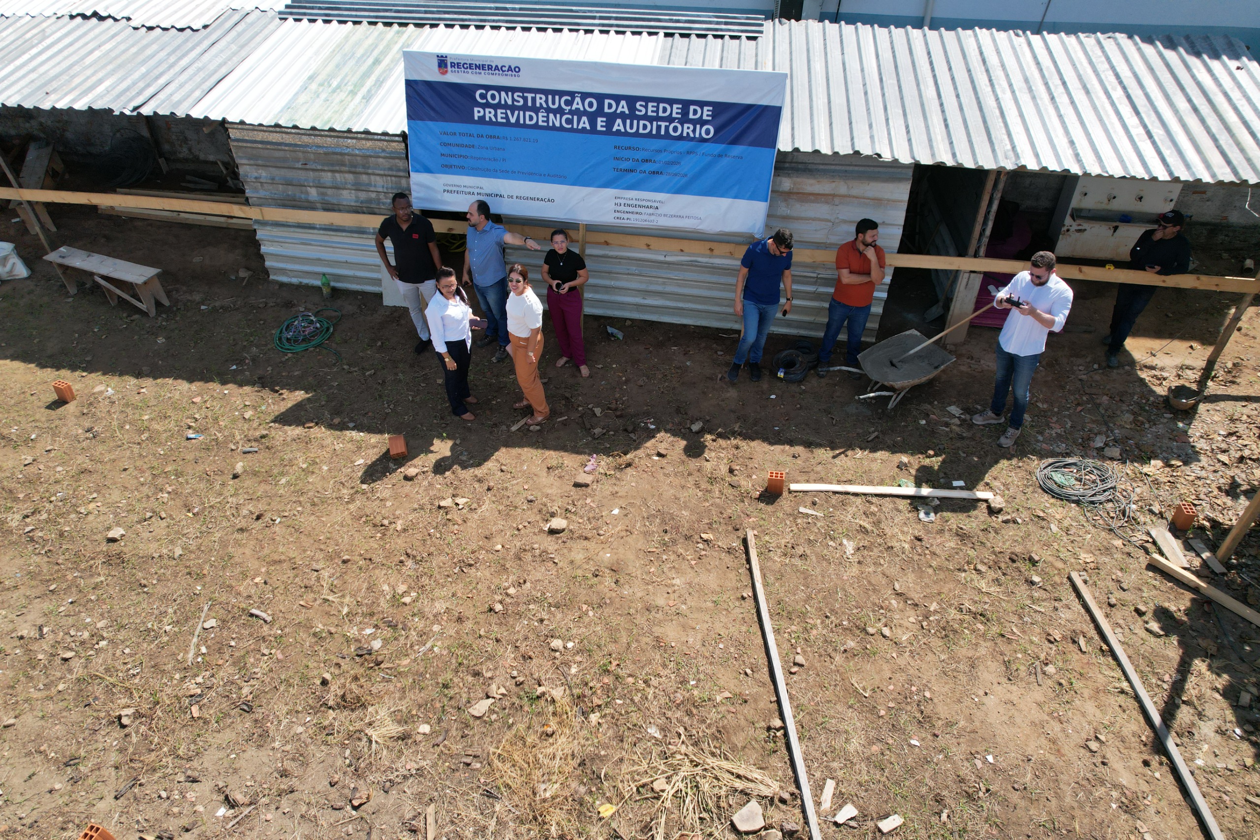 Iniciada a Construção da Sede Própria do REGPREV
